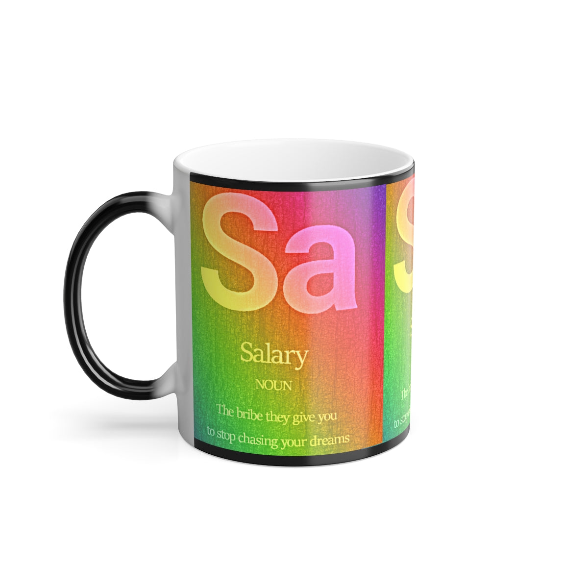 Salary - Color Morphing Mug, 11oz