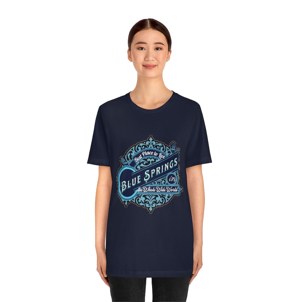 Blue Springs Shout-Out - Unisex Jersey Short Sleeve Tee