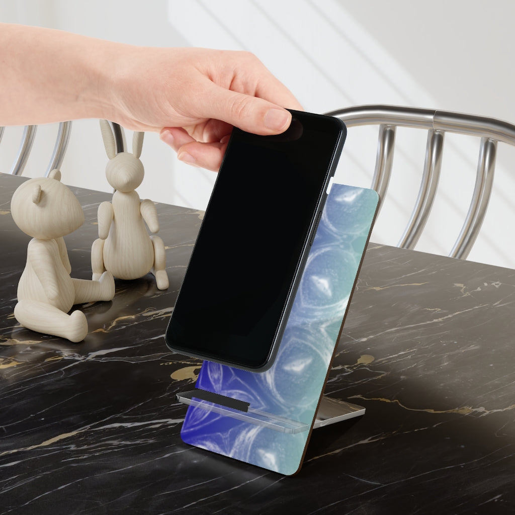 Green and Blue Mobile Display Stand for Smartphones