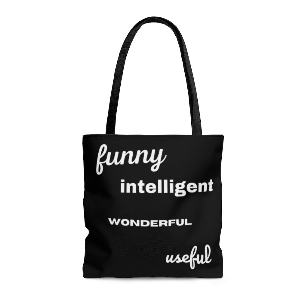 Attributes - All Over Print Tote Bag