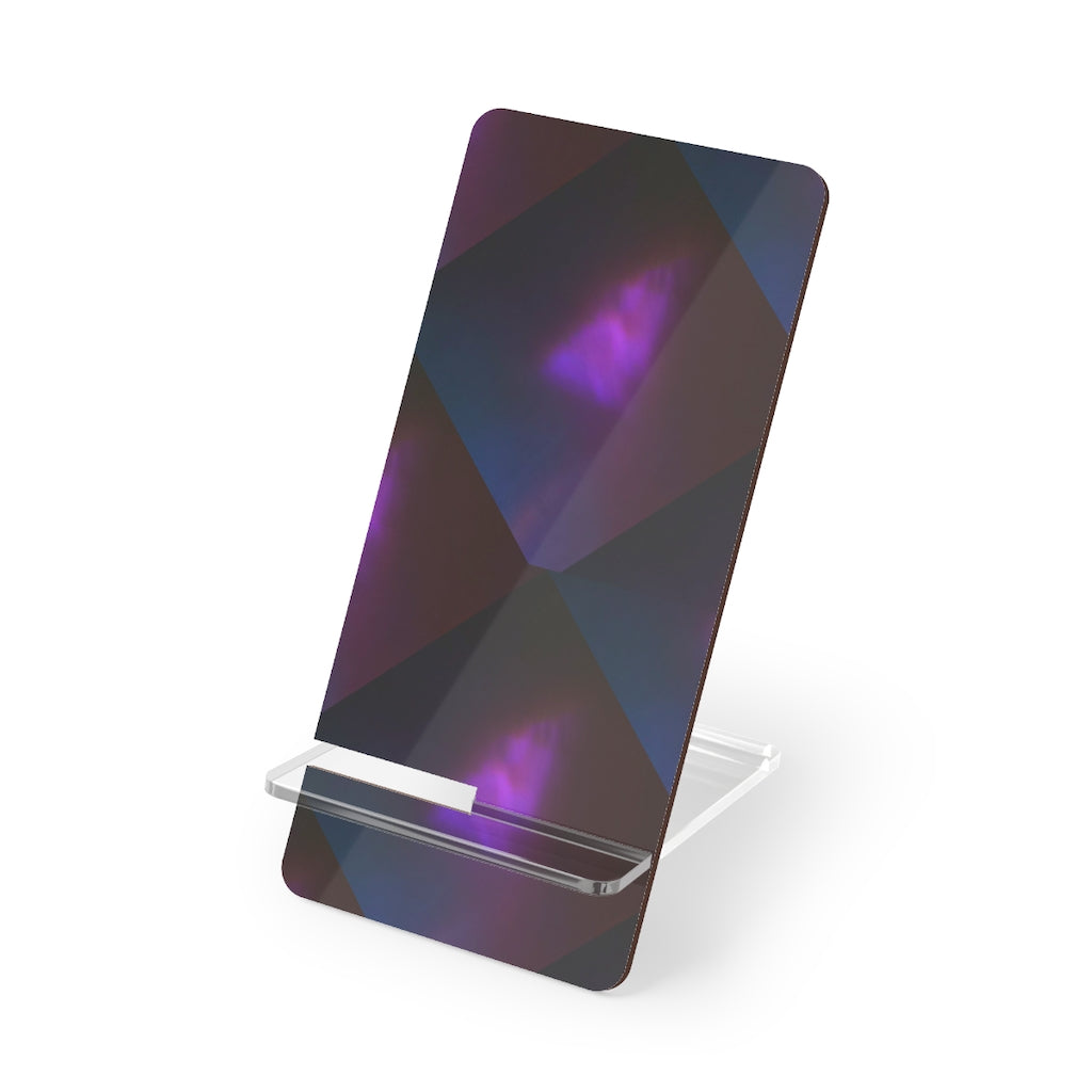 Purple Diamonds Mobile Display Stand for Smartphones