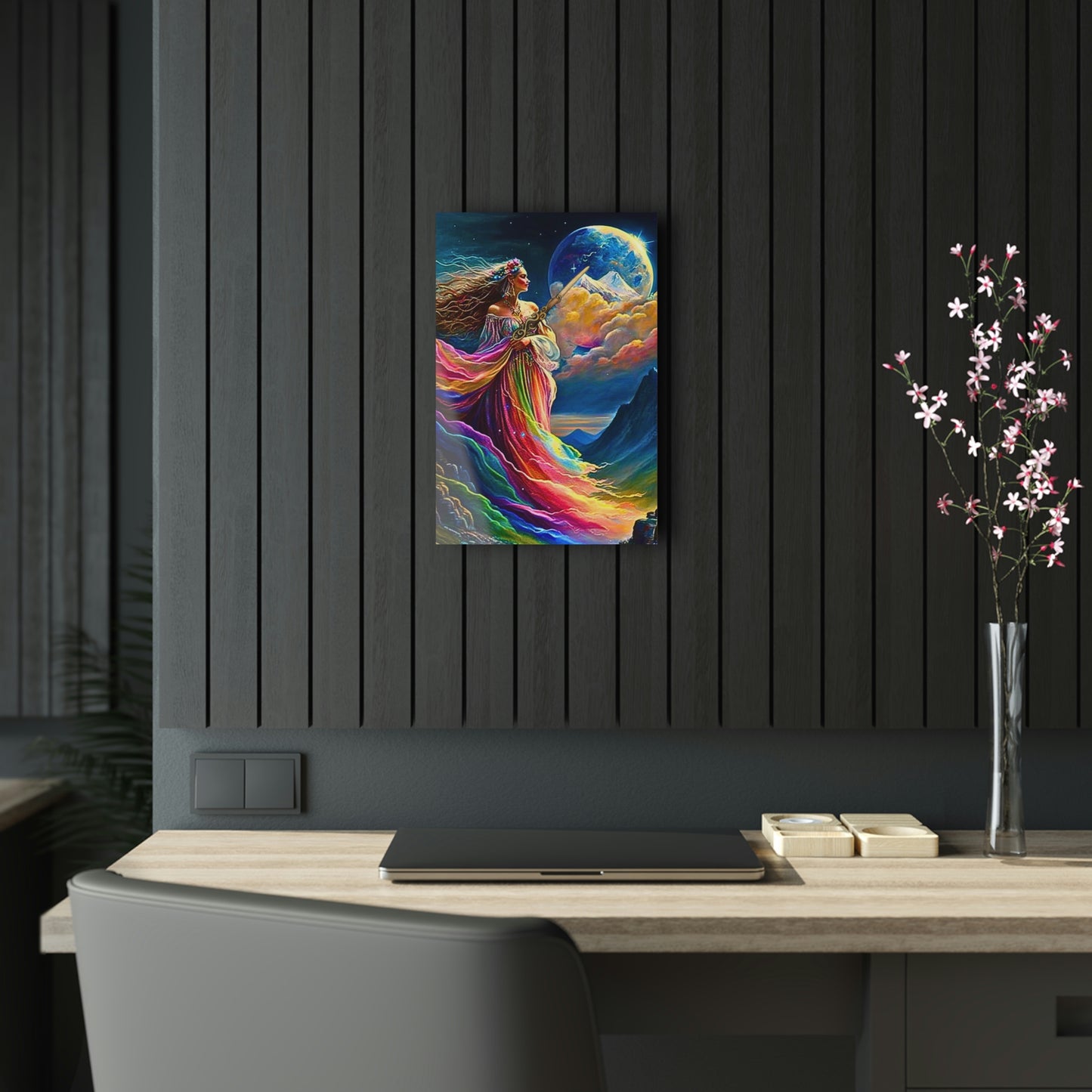 Rainbow Fairy Queen's Magic Wand Acrylic Prints