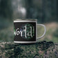 Hello world - Enamel Camping Mug