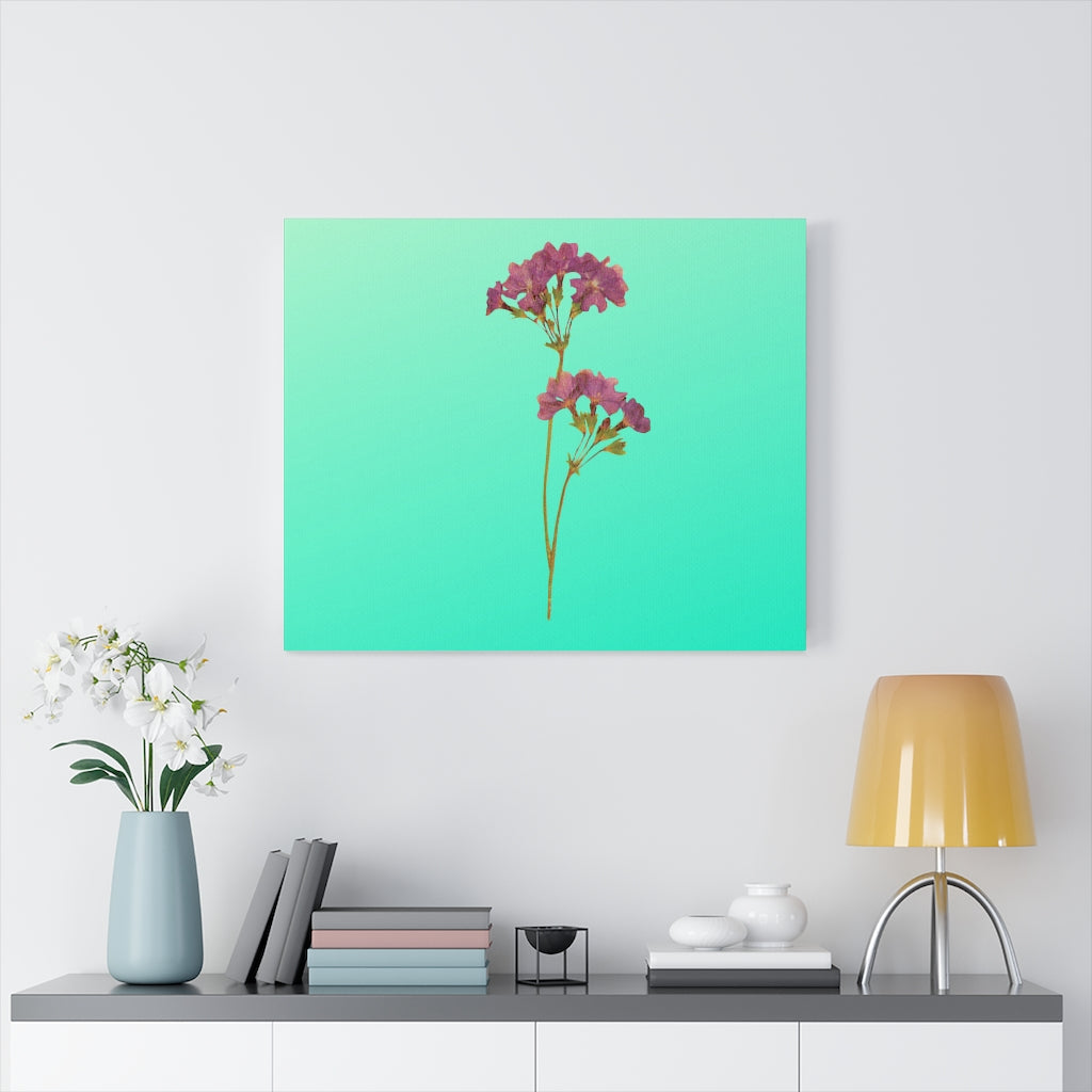 Pink Spring Flowers Print on Canvas Gallery Wraps