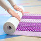 Pink and White - Foam Yoga Mat