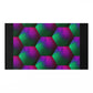 Green and Purple Hexagons - Dornier Rug