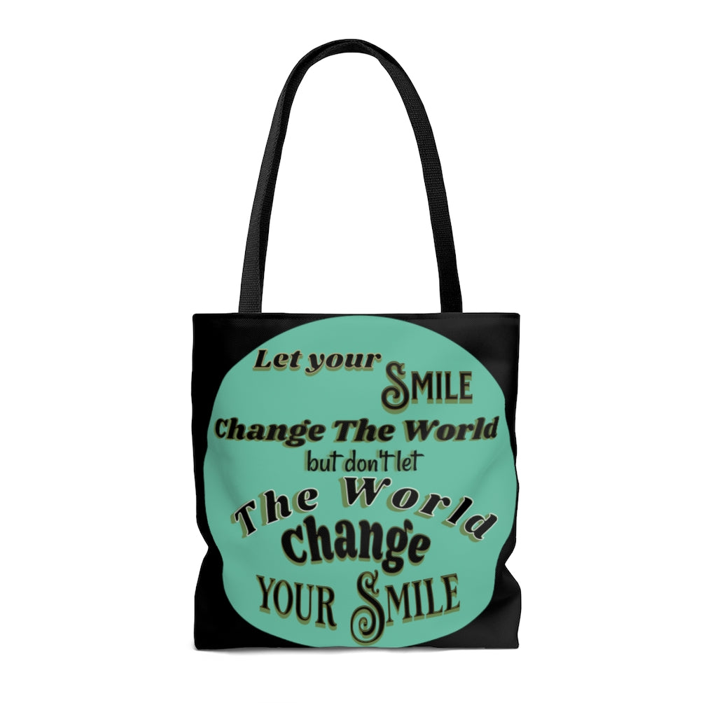Let Your Smile Change the World - AOP Tote Bag