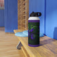 Purple Butterfly - Stainless Steel Water Bottle, Standard Lid - 3 sizes