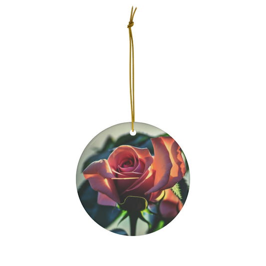 My Perfect Rose Ceramic Ornament, 1-Pack