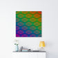 Rainbow 50 - Canvas Gallery Wrap Print