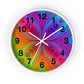 Multi-colored Big X - Wall clock