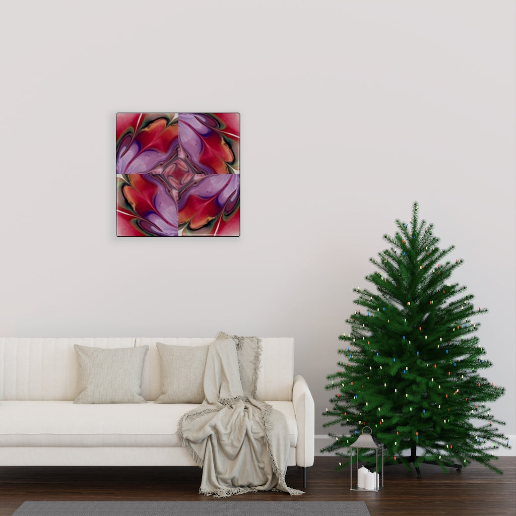 Red Pin Wheel - Canvas Gallery Wrap Print