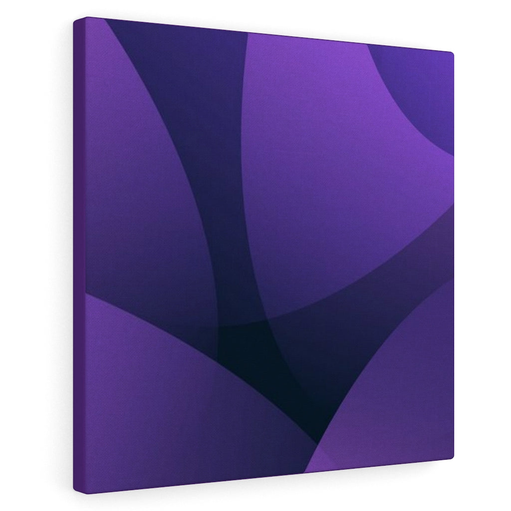 Purple Shadows Canvas Gallery Wrap Print