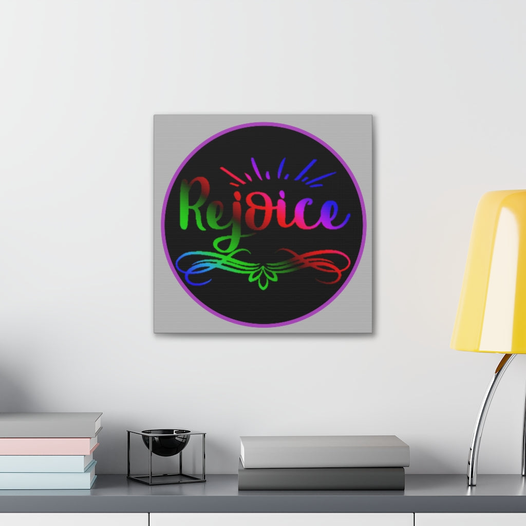 Rejoice - Canvas Gallery Wrapped Print