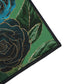 Teal Roses - Heavy Duty Floor Mat