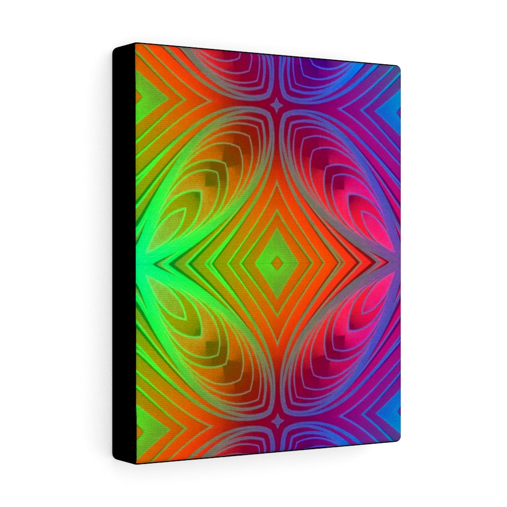 Multi-colored Big X - Canvas Gallery Wrap Print