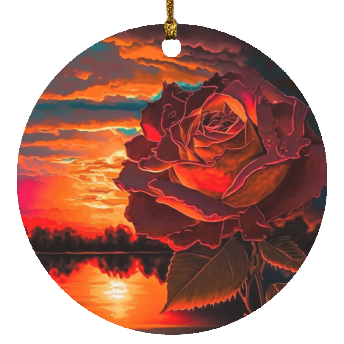 Sunset Rose Pendant