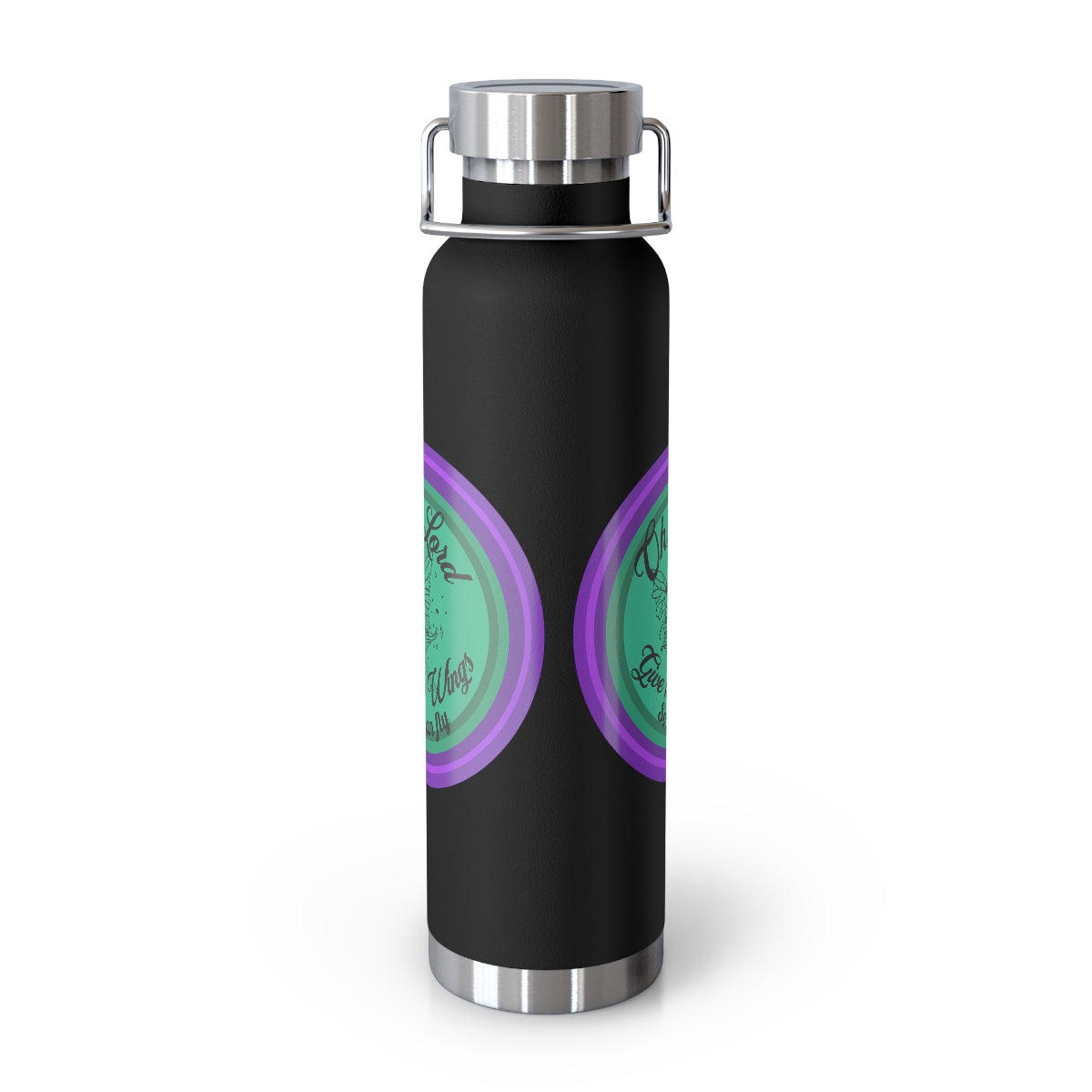 Oh Lord, Give Me Wings So I Can Fly - Copper Vacuum Insulated Bottle, 22oz