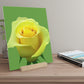My Beautiful Yellow Rose with Picture Stand