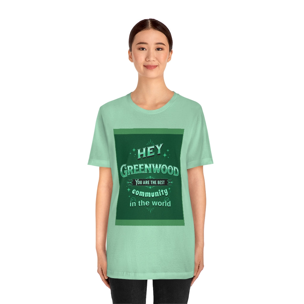 Greenwood Shout-Out - Unisex Jersey Short Sleeve Tee