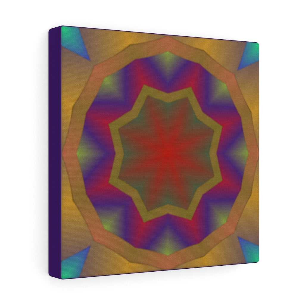 Red and Blue Blossom - Canvas Gallery Wraps