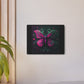 Pink Butterfly Metal Art Sign
