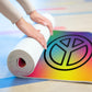 Multi Colored Peace Signs - Foam Yoga Mat
