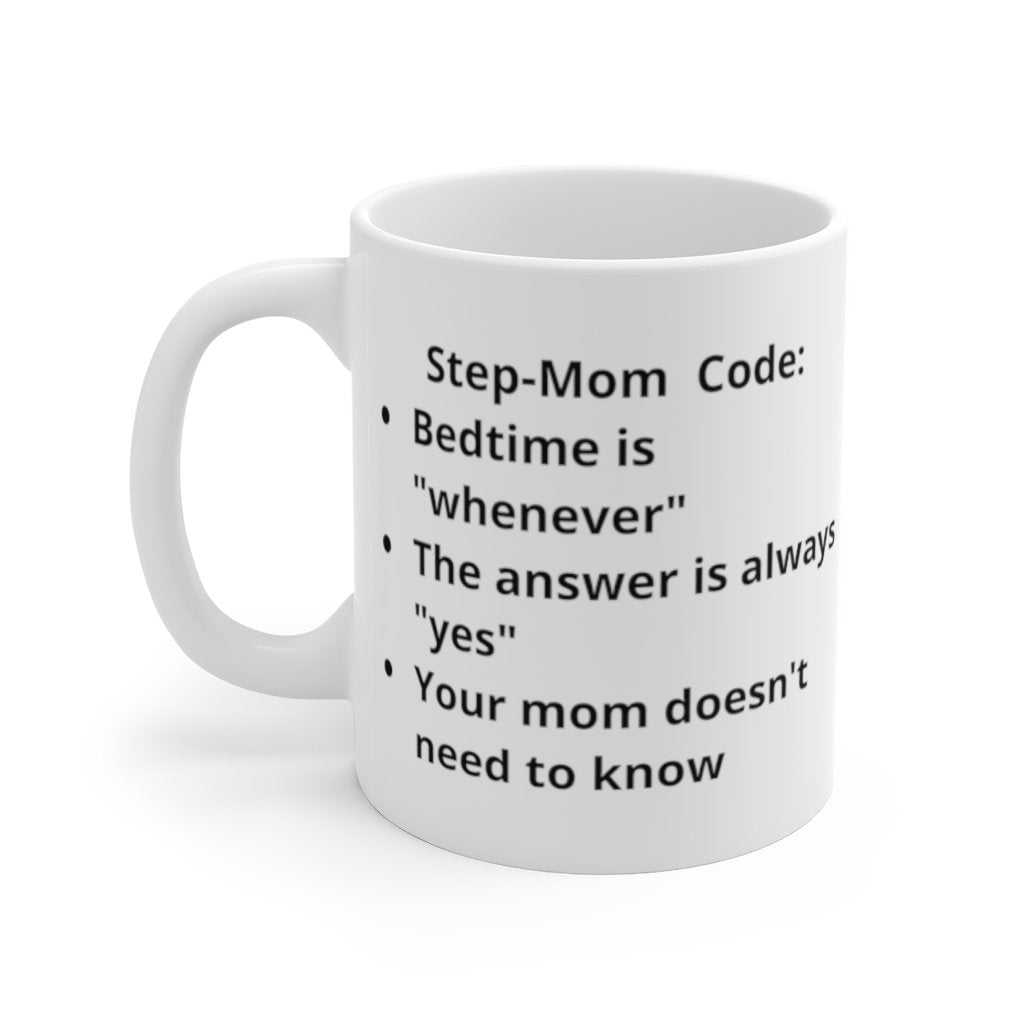 Step Mom Code Mug - Small 11oz Media 1 of 4