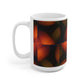 Red Swirl Ceramic Mug 15oz