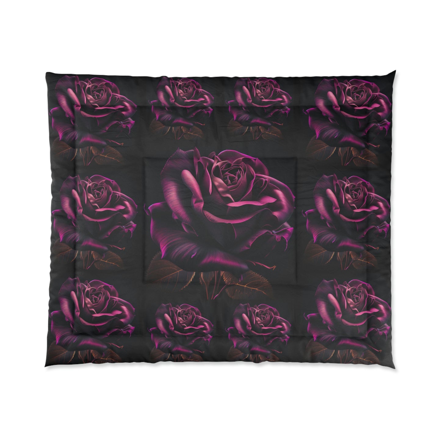 Purple Rose Comforter