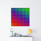 Rainbow Stars in Diamonds - Canvas Gallery Wrapped Print