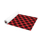 Red and Black Check Pattern - Foam Yoga Mat