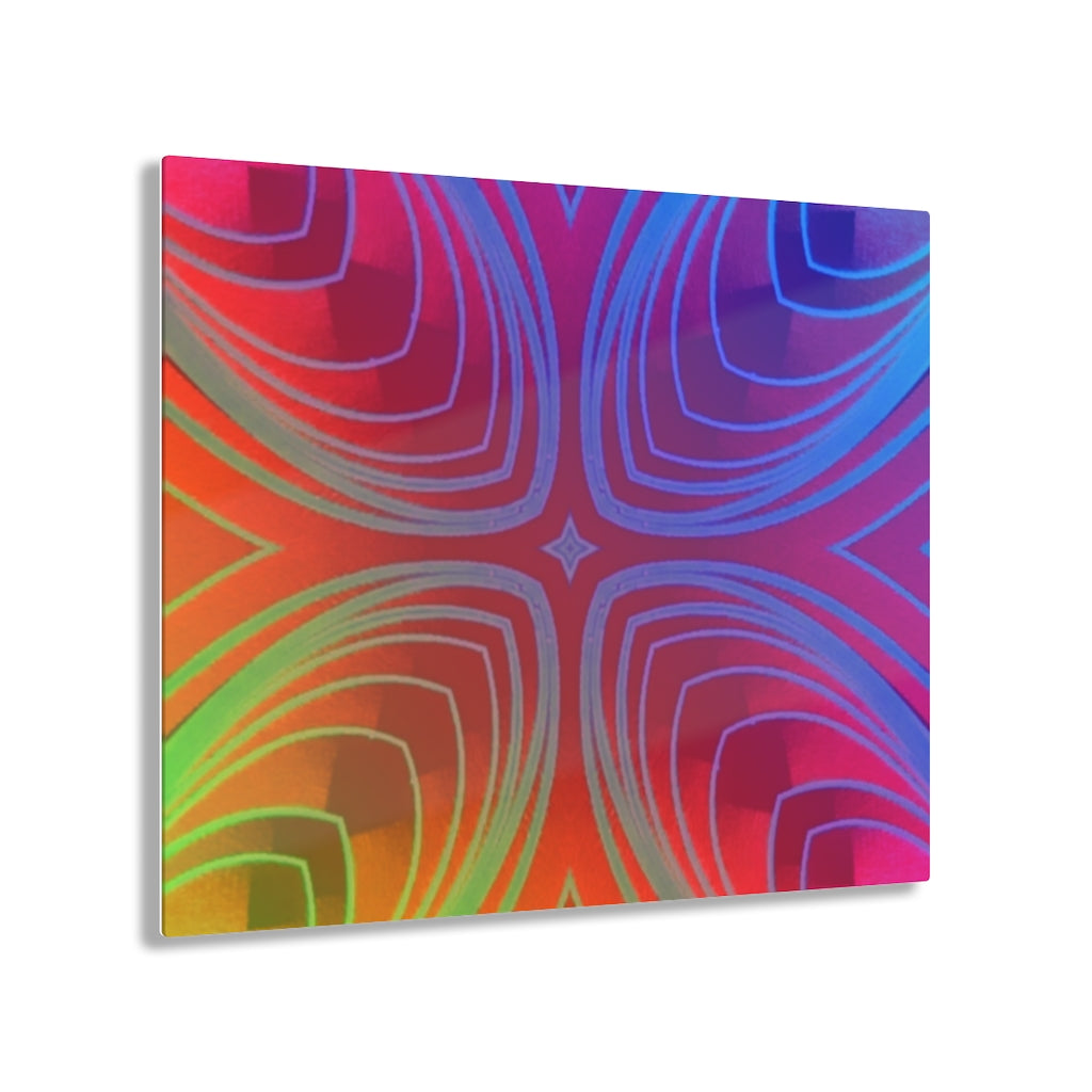 Multi-colored Big X - Acrylic Prints