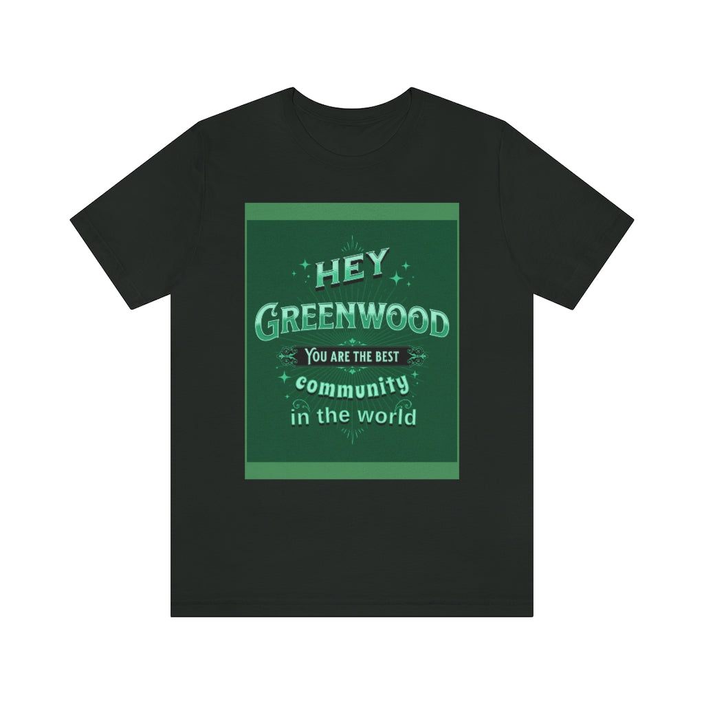 Greenwood Shout-Out - Unisex Jersey Short Sleeve Tee