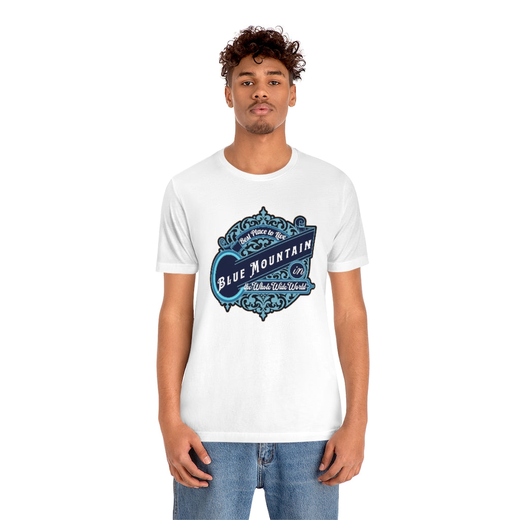 Blue Mountain Shout-Out - Unisex Jersey Short Sleeve Tee