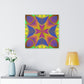 Gold, Purple, and Blue Cross - Canvas Gallery Wraps