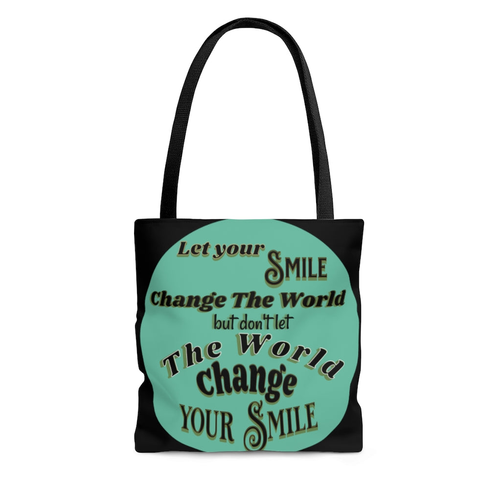 Let Your Smile Change the World - AOP Tote Bag