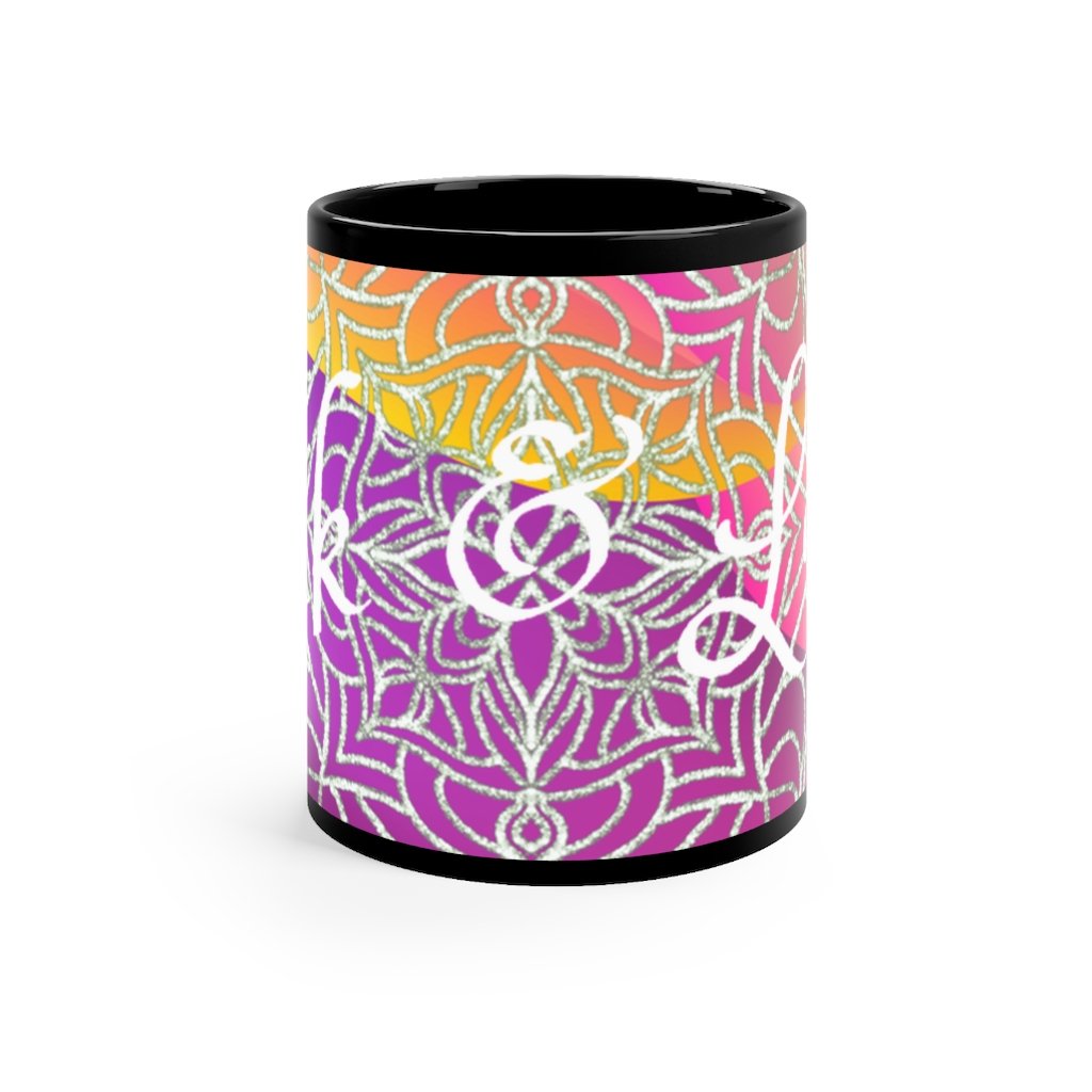 Silk & Lace - Black mug 11oz