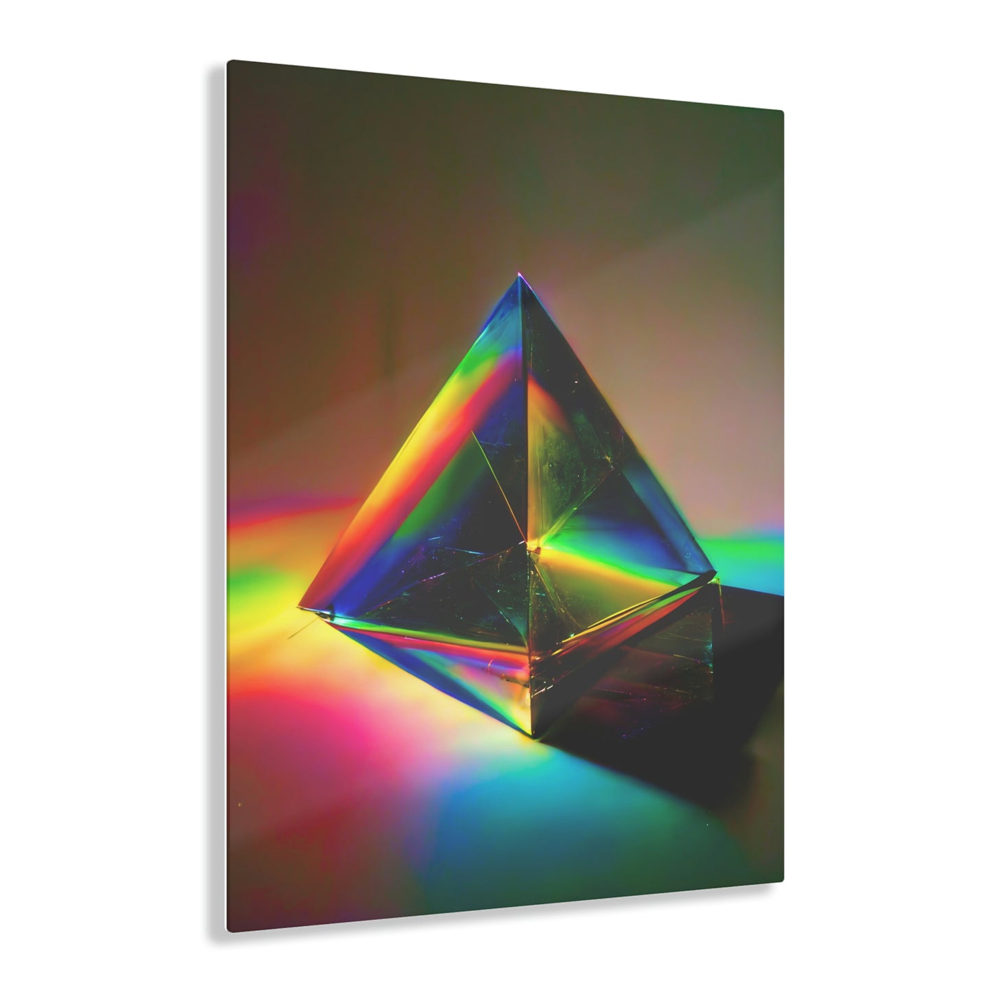 Rainbow Pyramid Prism Acrylic Prints