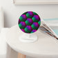 Green and Purple Hexagons - Induction Charger