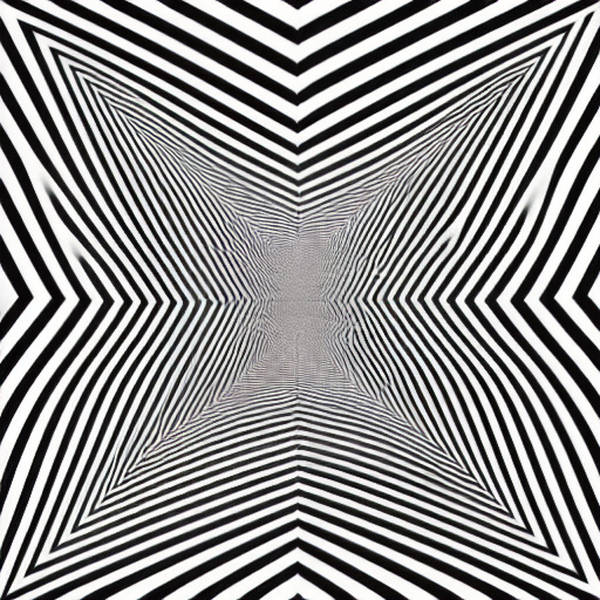 Zebra Illusion - Art Print