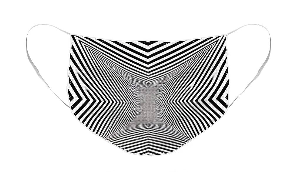 Zebra Illusion - Face Mask