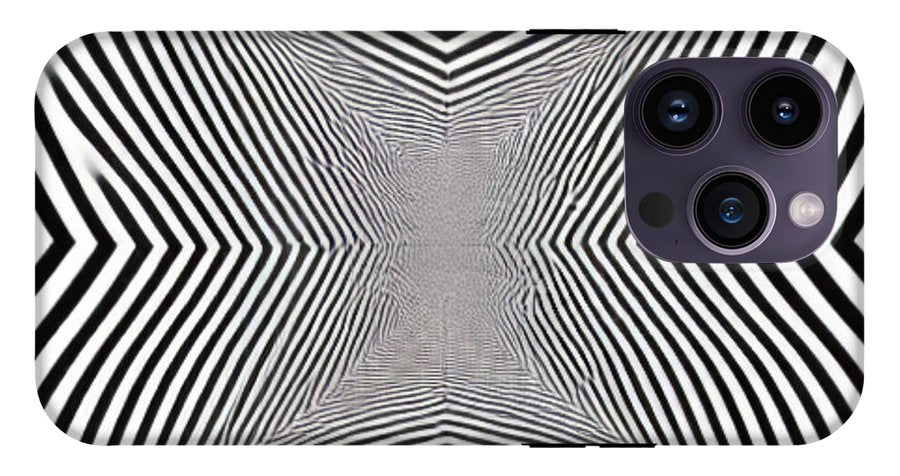 Zebra Illusion - Phone Case